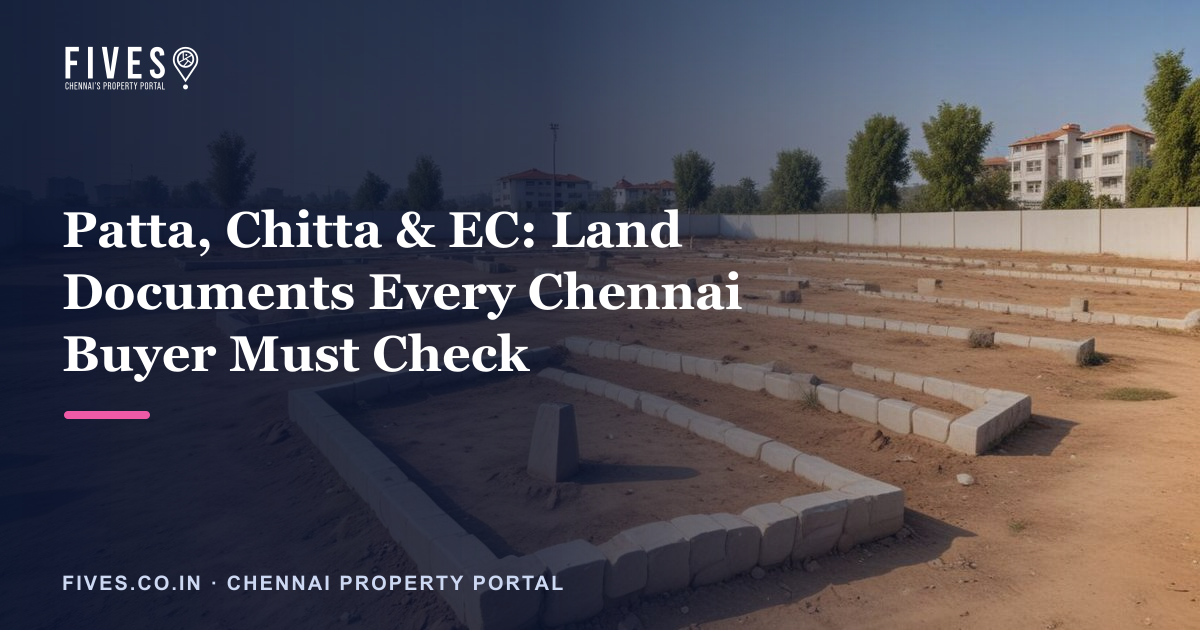 Patta, Chitta & EC: Land Documents Every Chennai Buyer Must Check